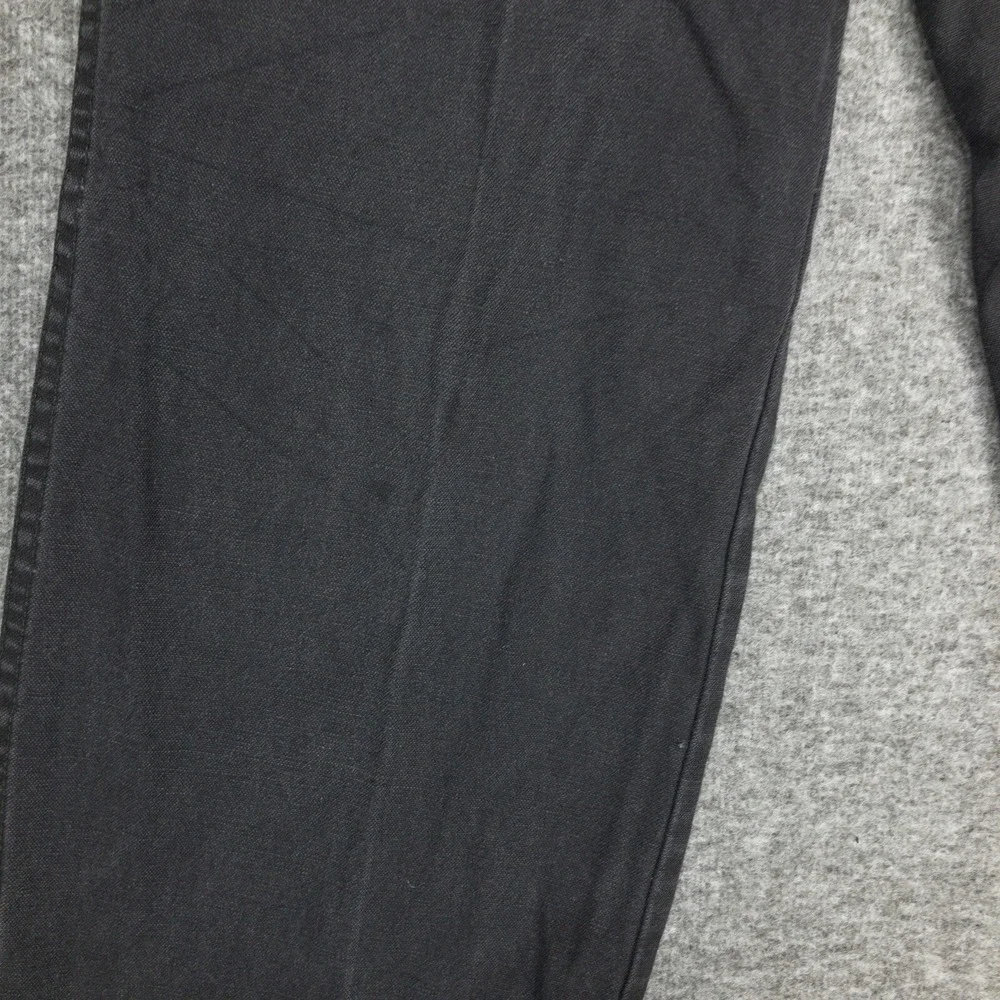 Vintage PCH Jeans Women's Size 32 L Black Cotton Denim High Rise Big Pockets